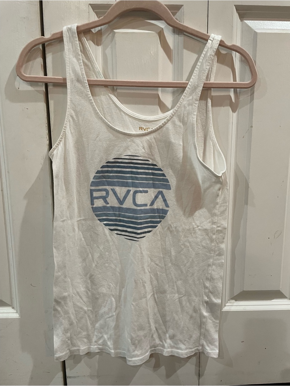 RVCA Medium White Tank Top